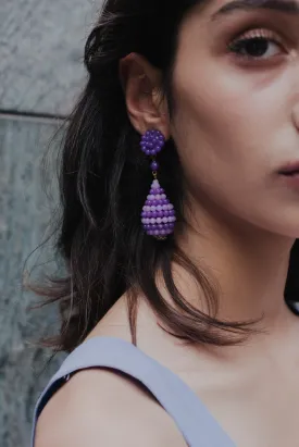0003_VINTAGE LILAC EARRINGS