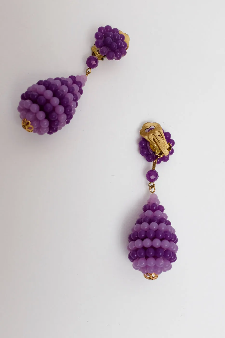 0003_VINTAGE LILAC EARRINGS