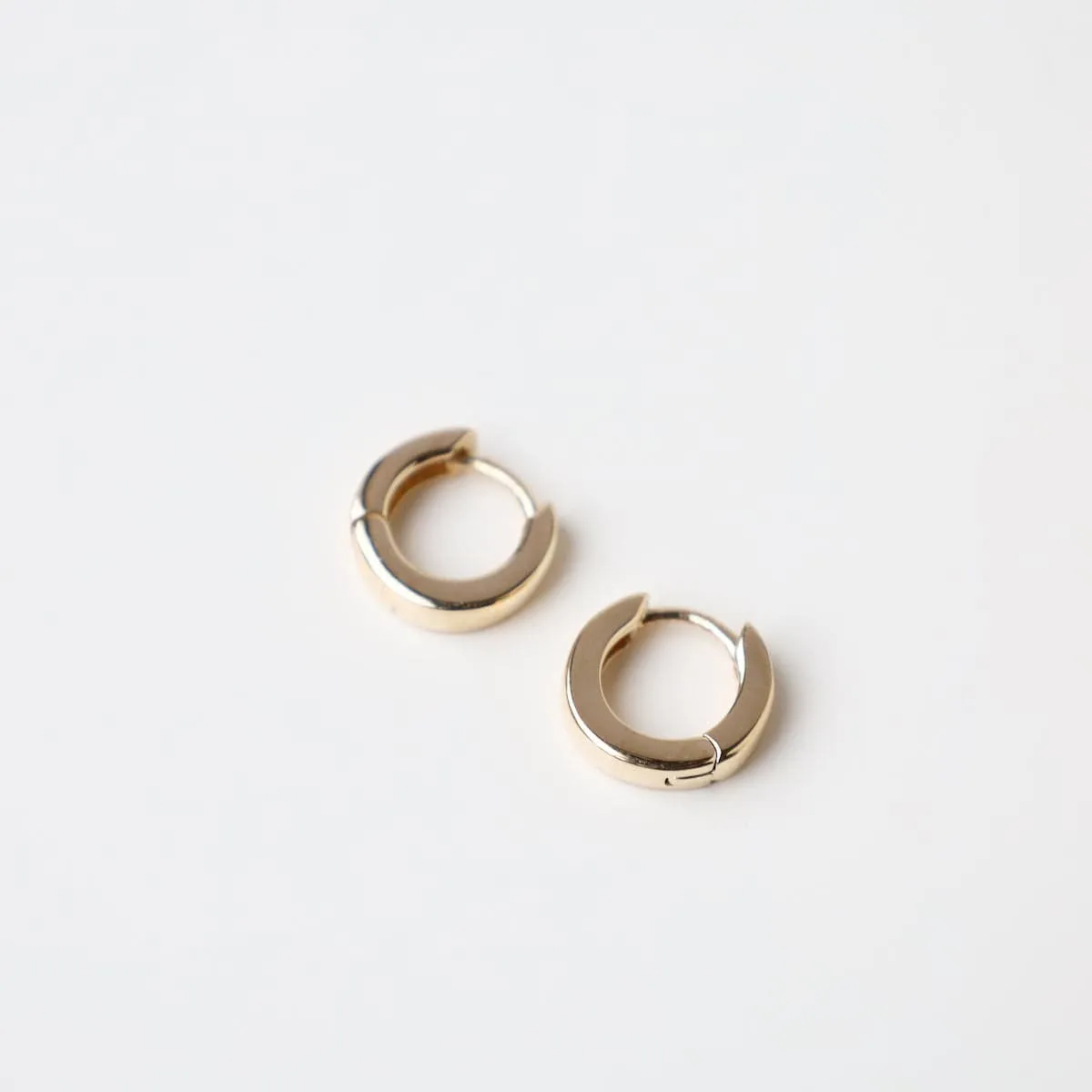 14k Small Hinged Hoop