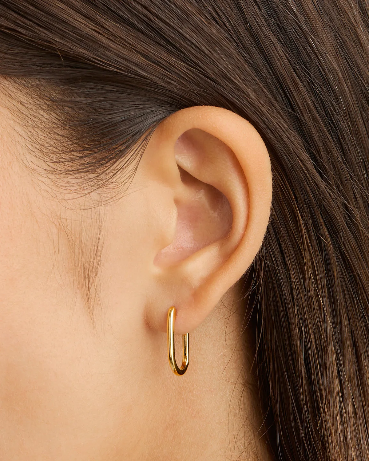 18k Gold Vermeil Journey Hoops