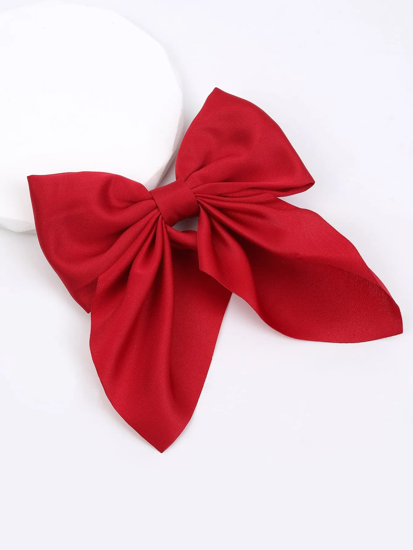 1pc Ribbon Daisy Print Bowknot Hair Clips For Women,Elegant Cute Trailing-Tail Alligator Hair Clips,Women Fashion Hair Accessory For Daily.