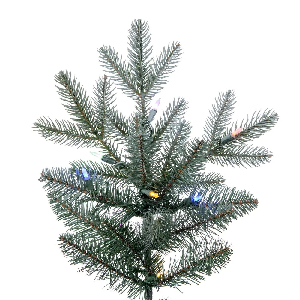 9'x76" Imperial Blue Spruce Artificial Xmas Tree LED Color Changing Mini Lights