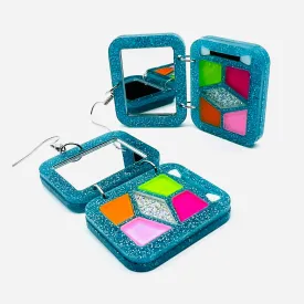 Acrylic Earrings, Make Up Palette