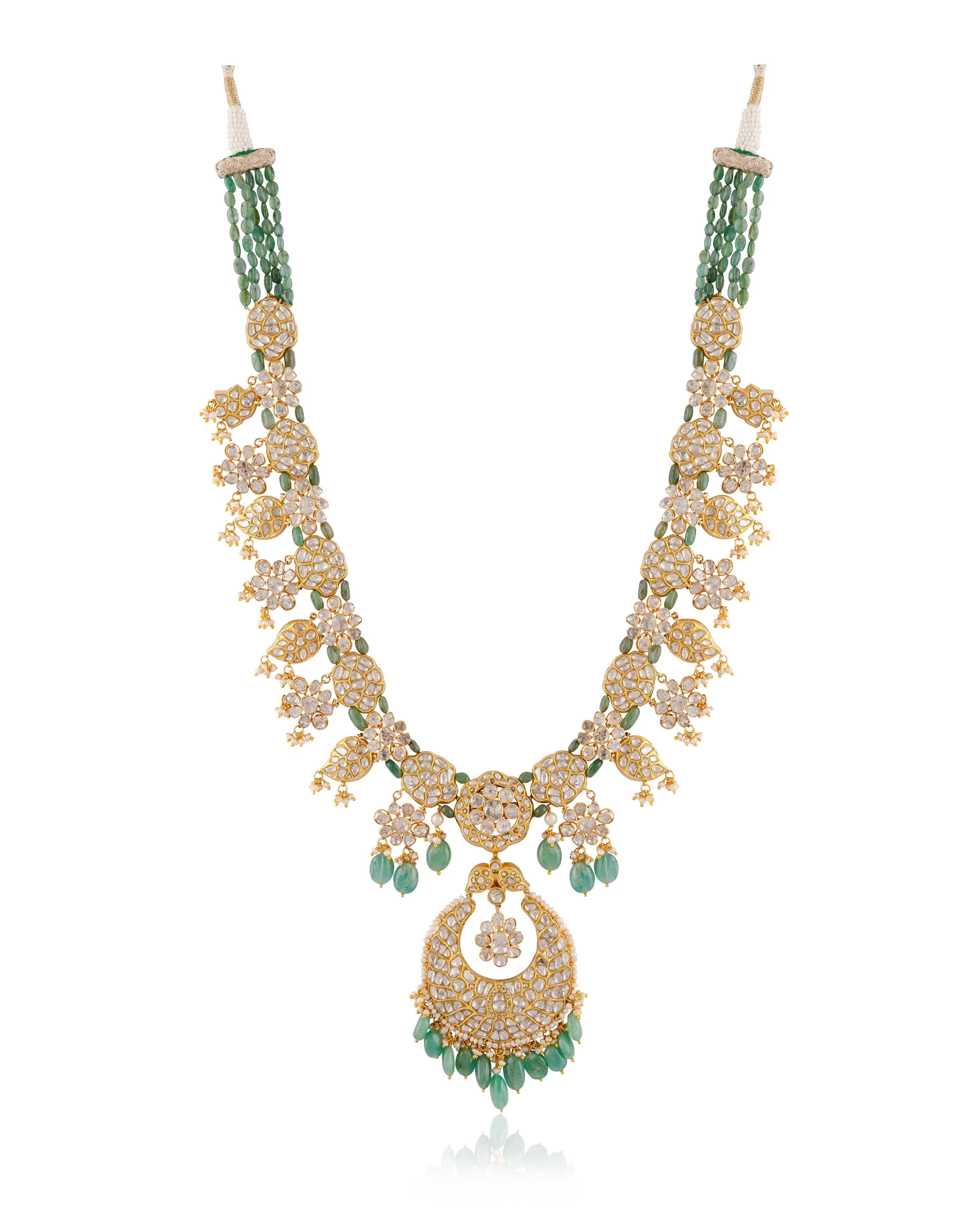 Adhira Polki Long Necklace