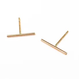 Agapantha Thin Line Studs LG Earrings
