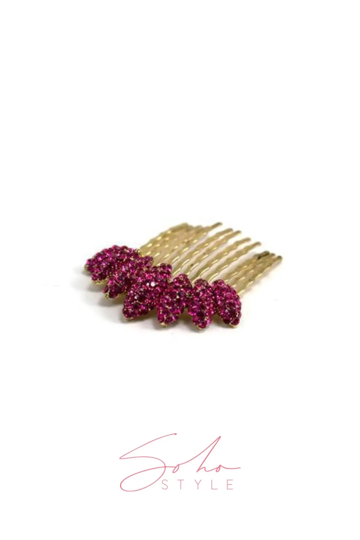 Almond Cluster Crystal Comb (Per Piece)