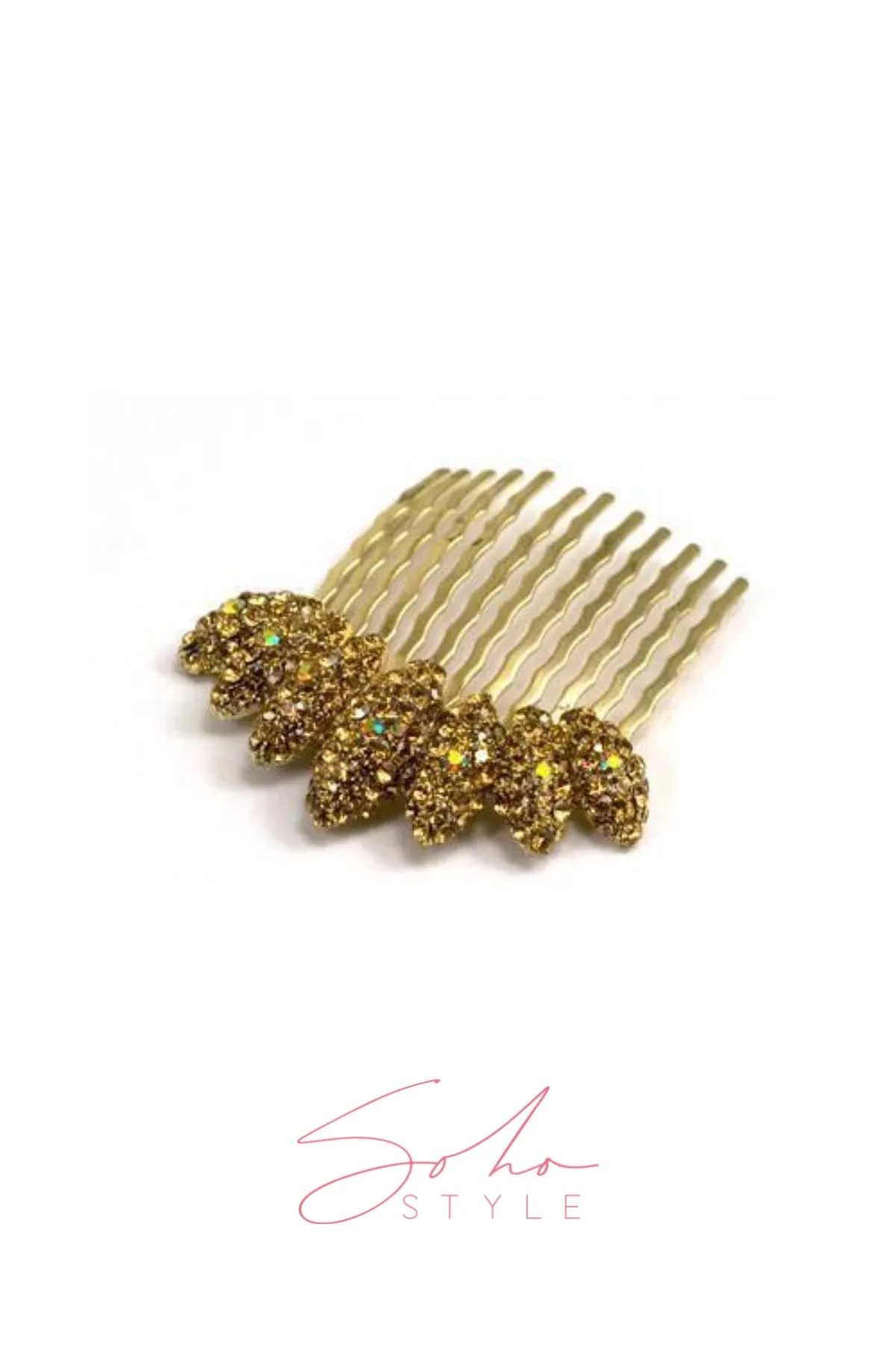 Almond Cluster Crystal Comb (Per Piece)