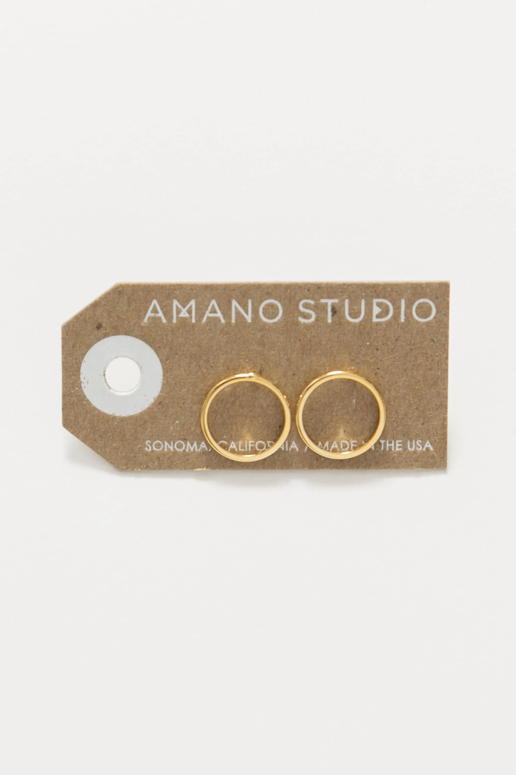 Amano Studio Modern Circle Studs