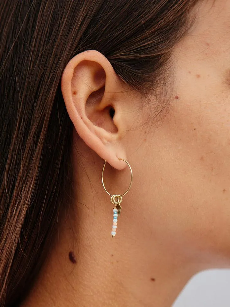 Americana Hoop Earrings - Gold