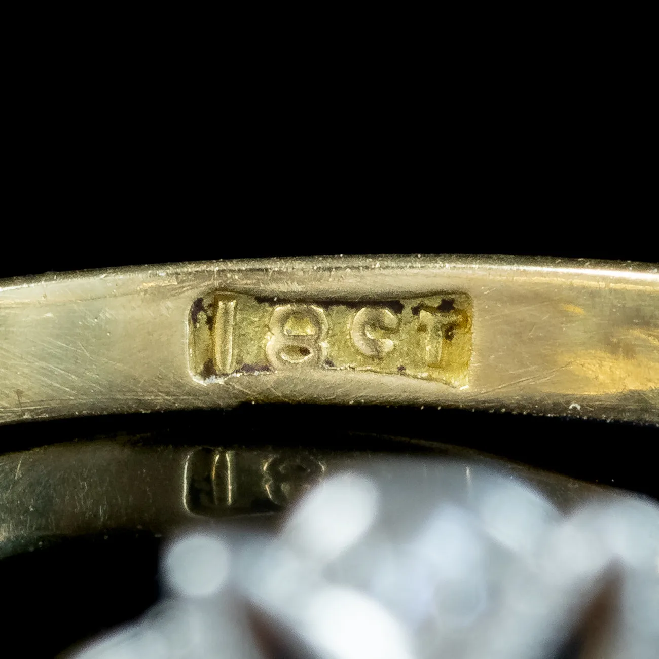 Antique Edwardian Diamond Daisy Cluster Ring
