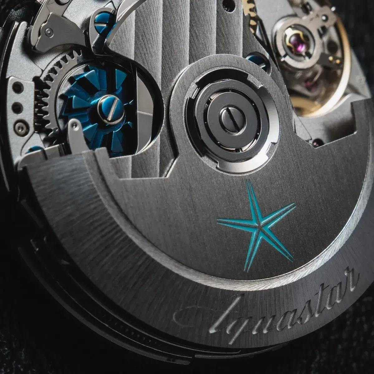 Aquastar Deepstar 39mm Chronograph Greenwich Dial BOR Bracelet