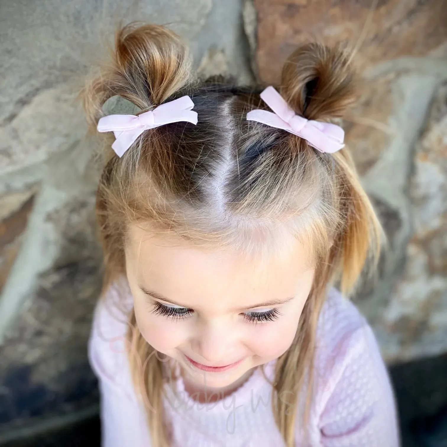 Baby Wisp Alligator Clip Pigtail Bows