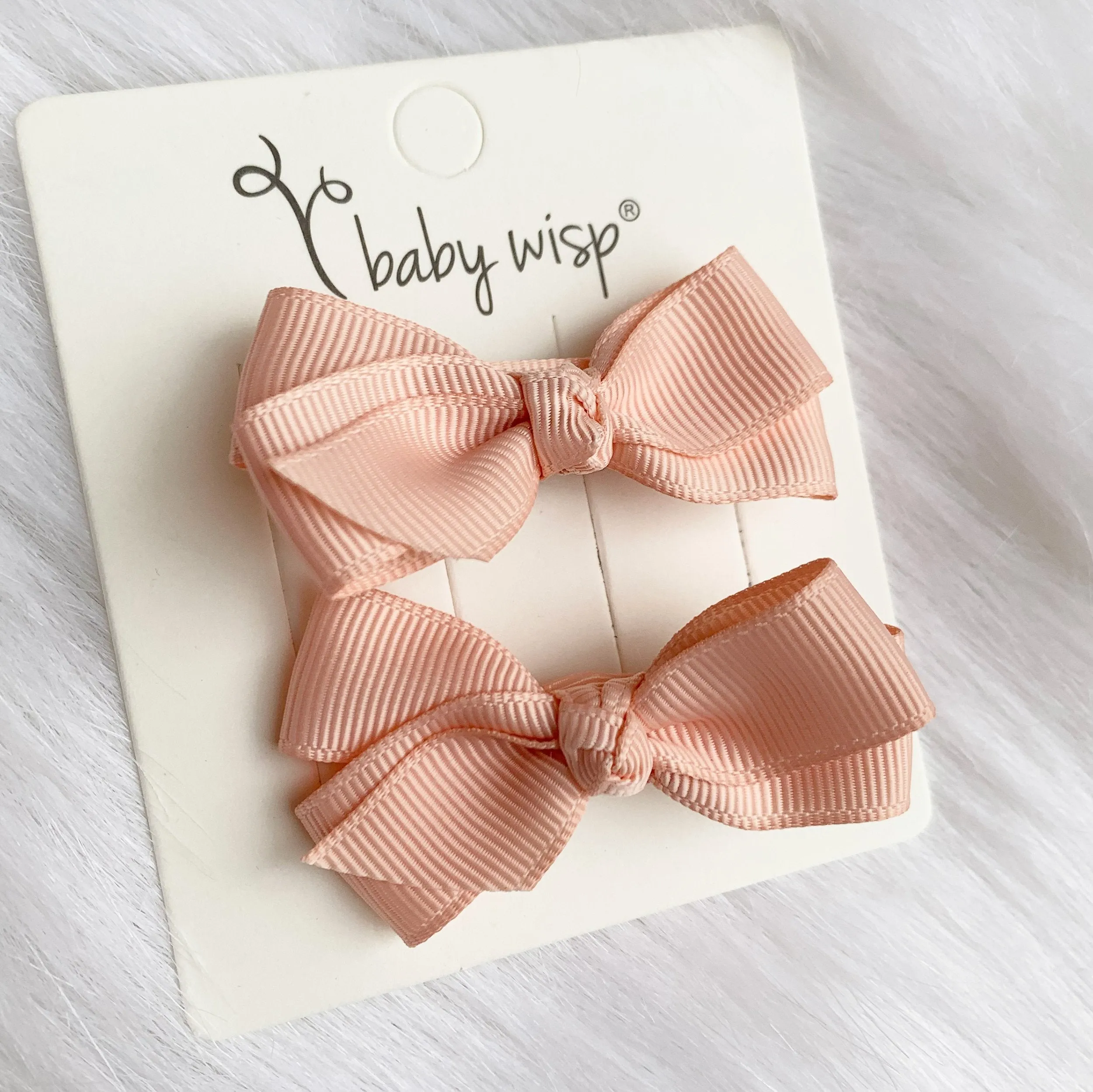 Baby Wisp Alligator Clip Pigtail Bows