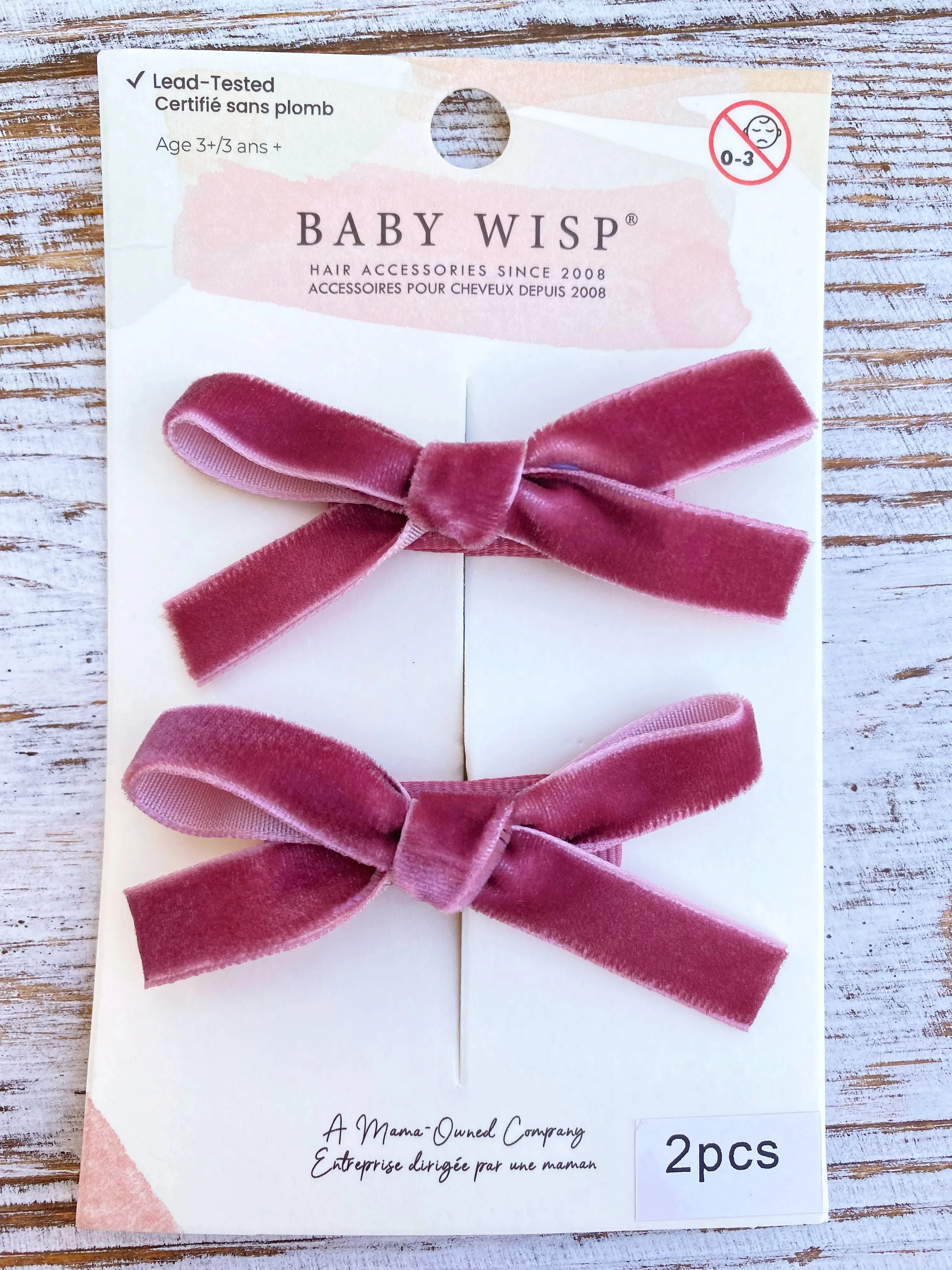 Baby Wisp Alligator Clip Pigtail Bows