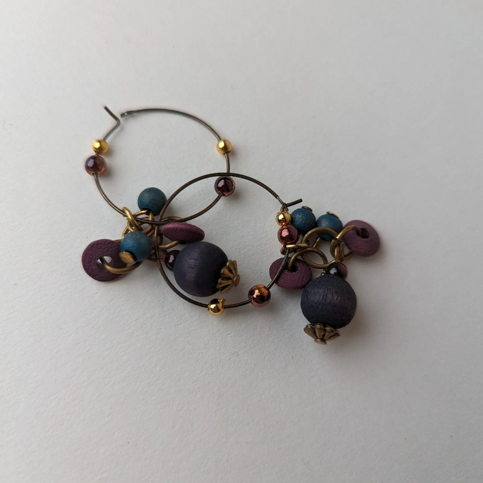 Beaded Bangle Earrings