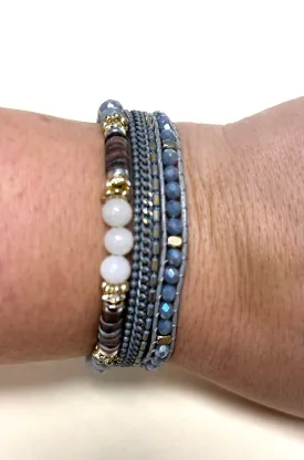 Beads and Chains Magnetic Bracelet