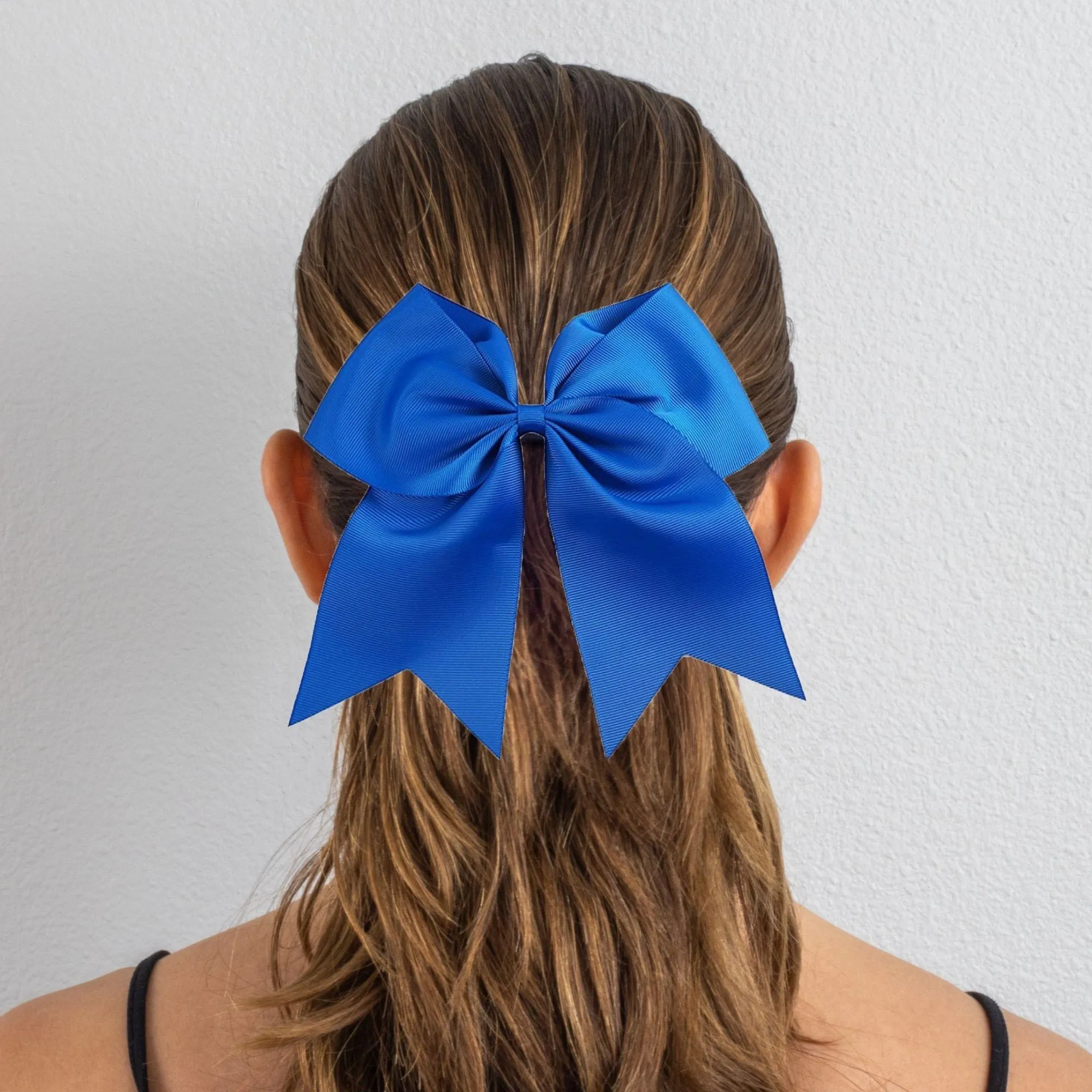 Blue Clip Hair Bow