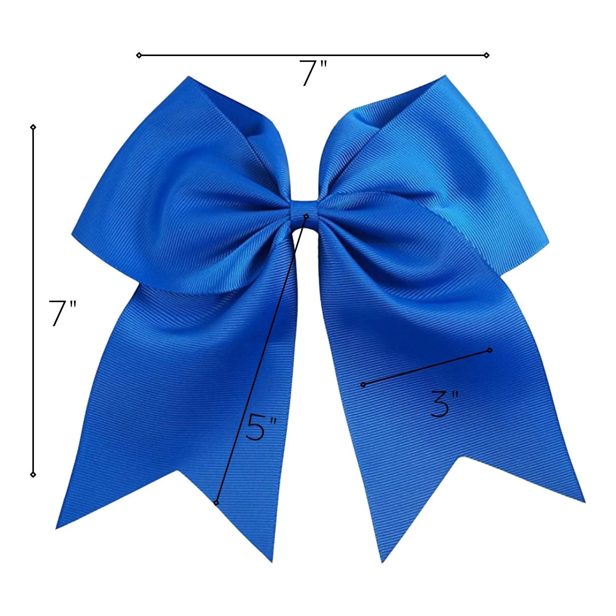 Blue Clip Hair Bow