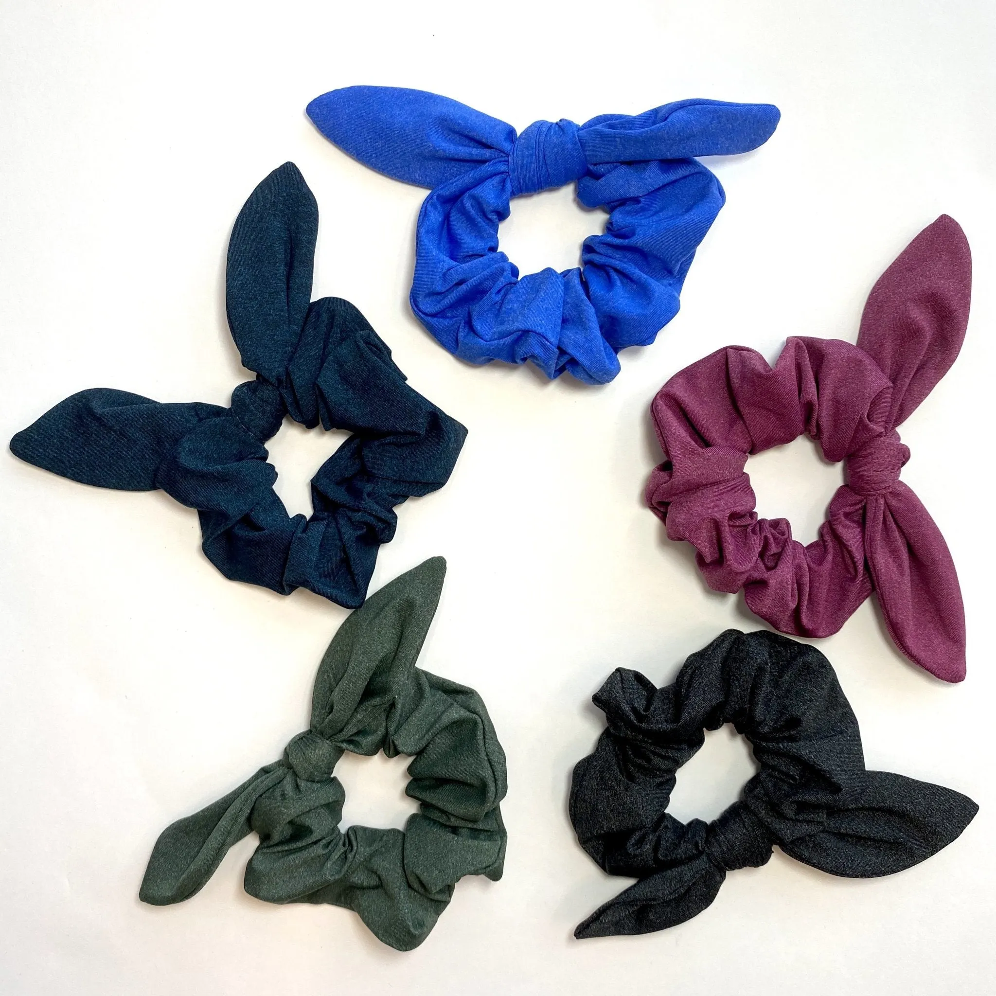 Bow Scrunchie - Dark Teal