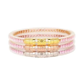 BudhaGirl Three Queens Petal Pink Bracelets