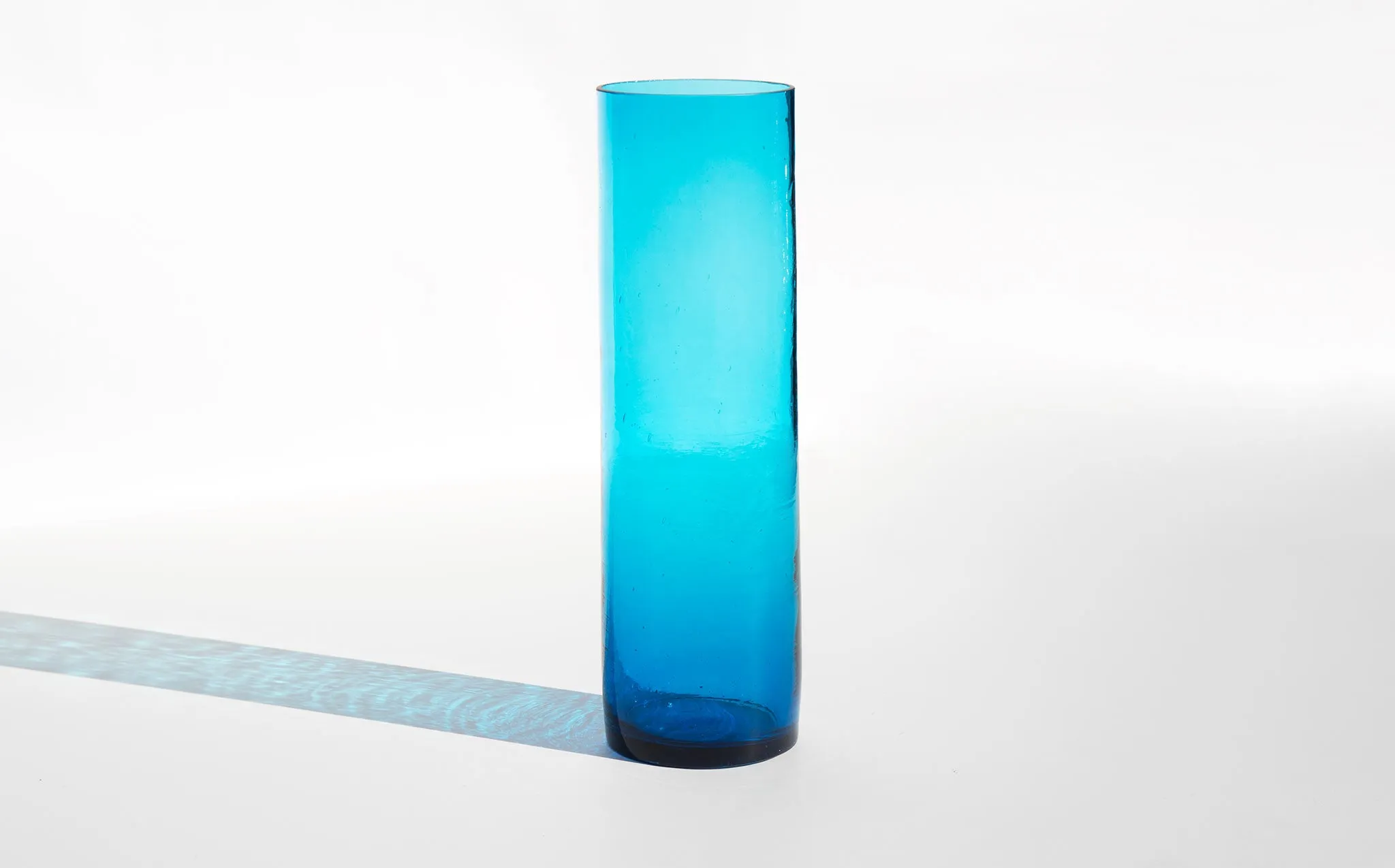 Cerulean Cylinder Vase