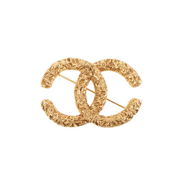 CHANEL 1993 Made Design Cc Mark Brooch