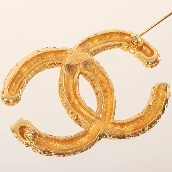 CHANEL 1993 Made Design Cc Mark Brooch