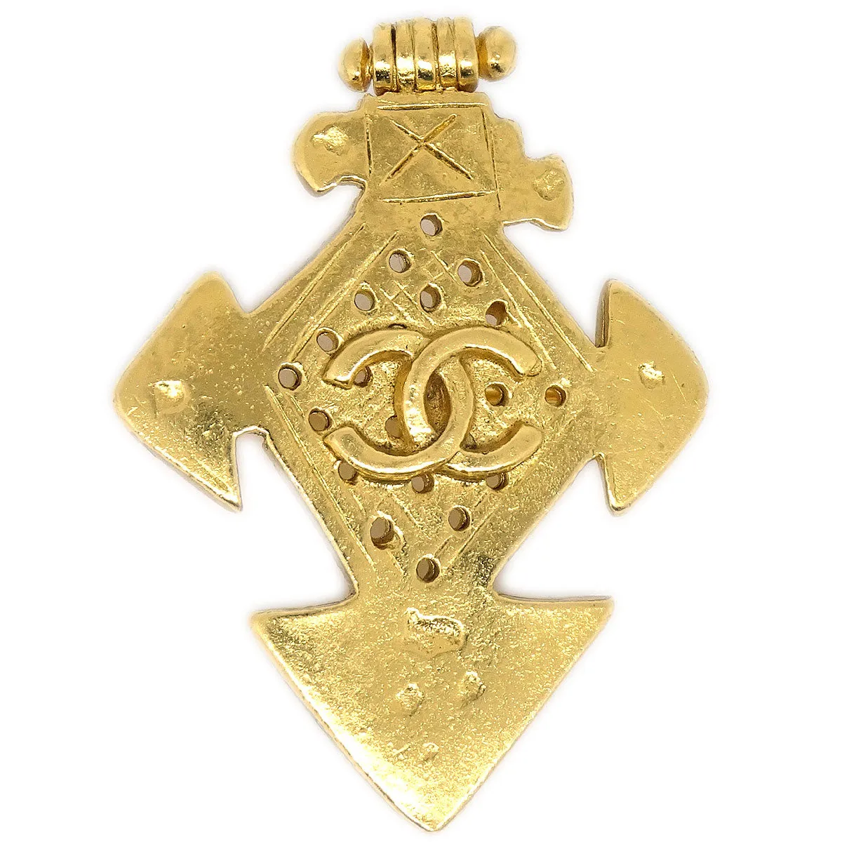 CHANEL 1994 Brooch Pin Gold 00214