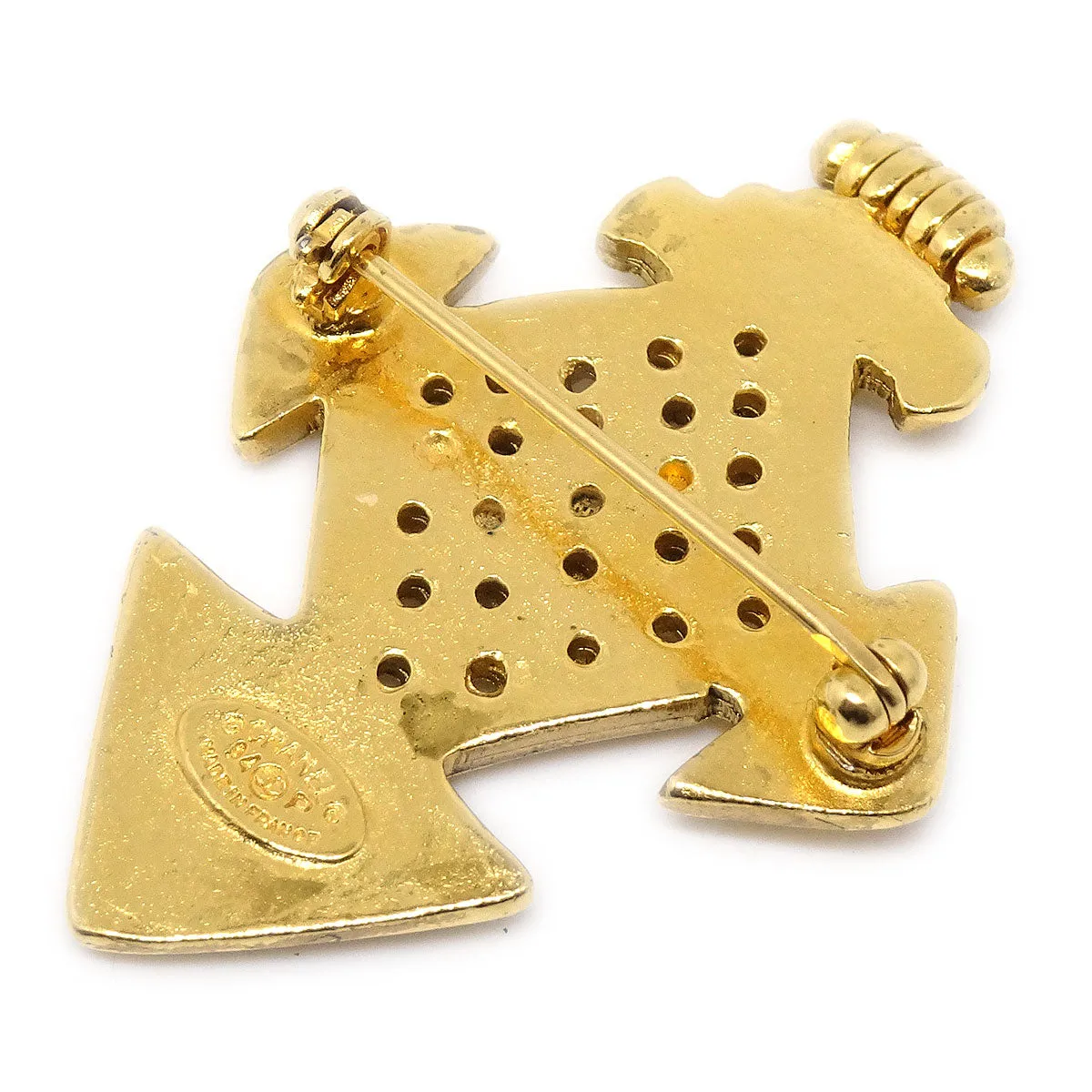 CHANEL 1994 Brooch Pin Gold 00214