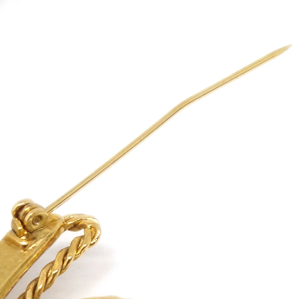 CHANEL 1994 Sun Brooch Pin Gold 94A 94675