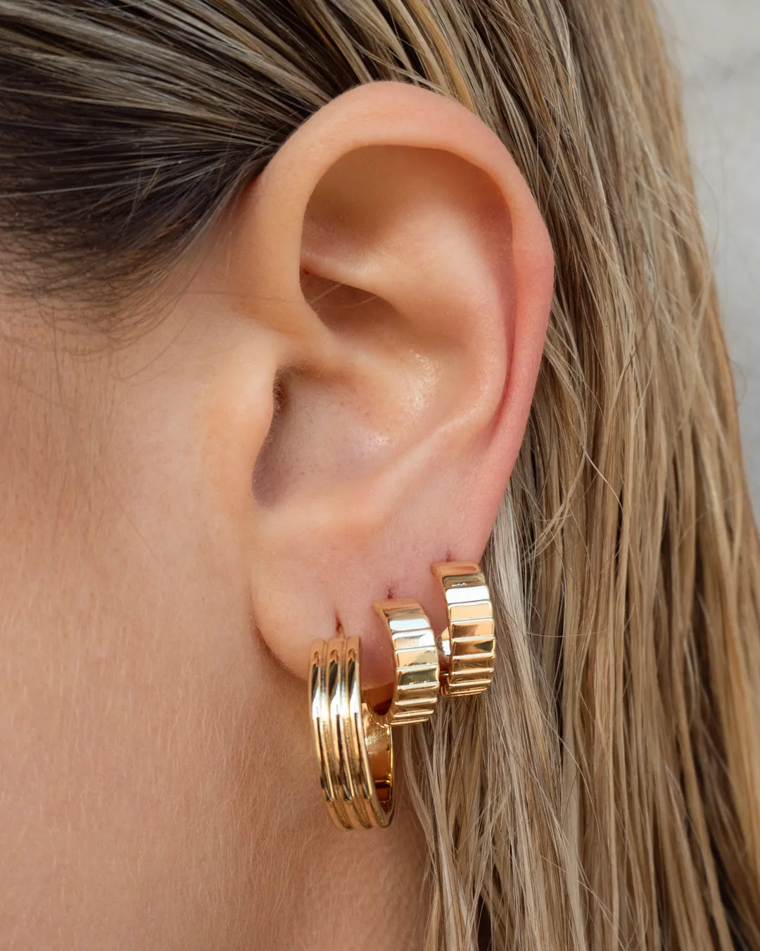 Charlotte Hoops- Gold