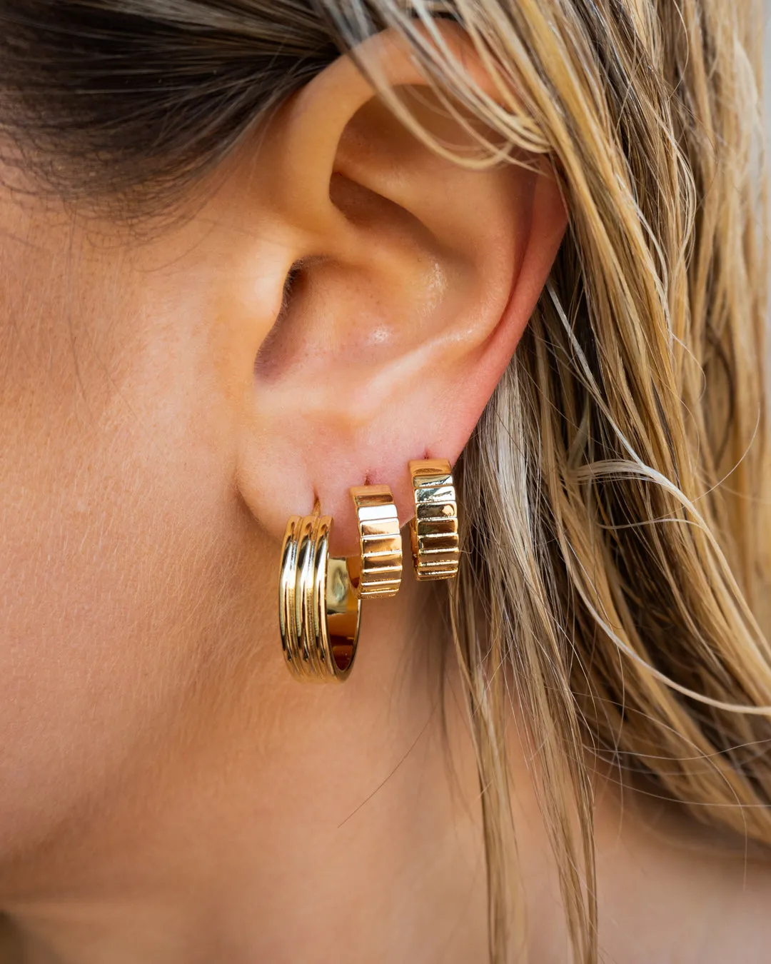 Charlotte Hoops- Gold