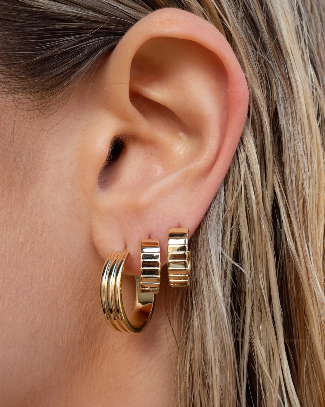 Charlotte Hoops- Gold
