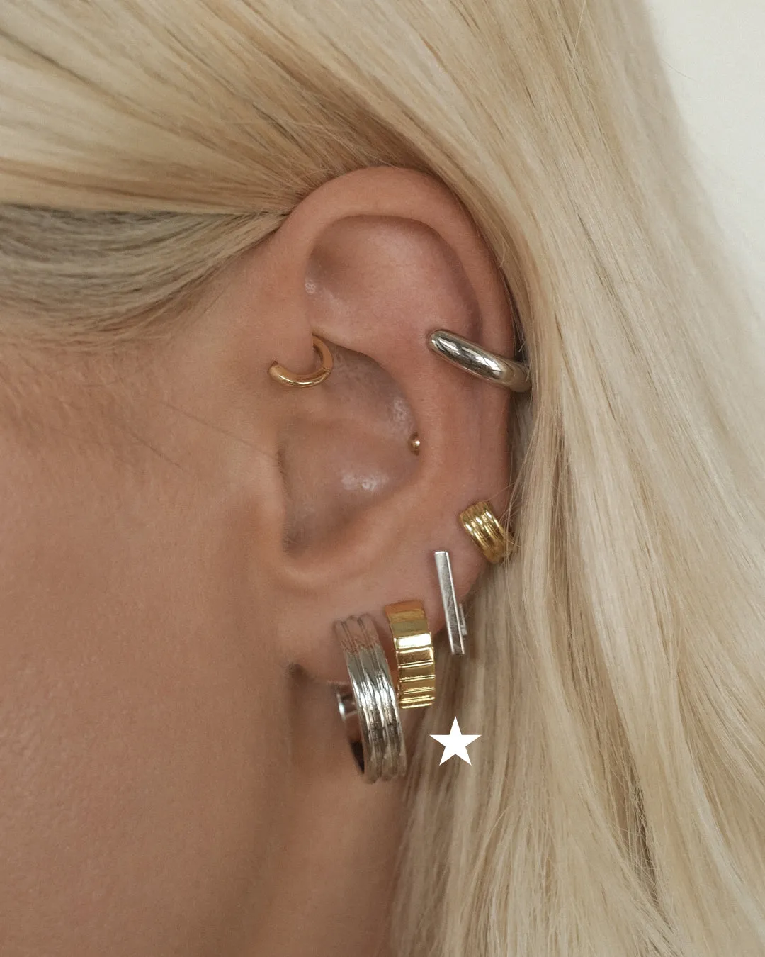 Charlotte Hoops- Gold