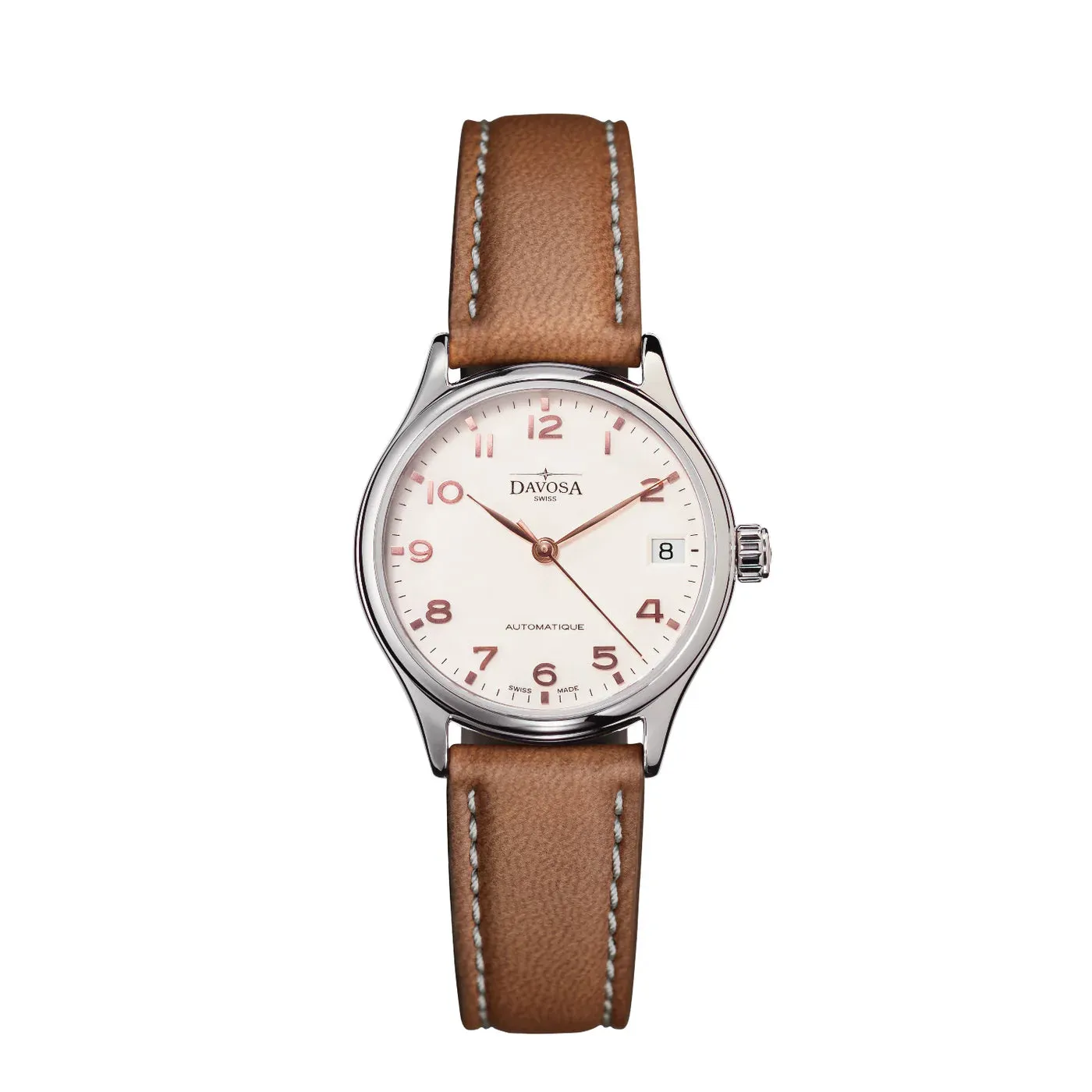 Classic Vegan Automatic Swiss-Made White Bronze Executive Watch 16618866V