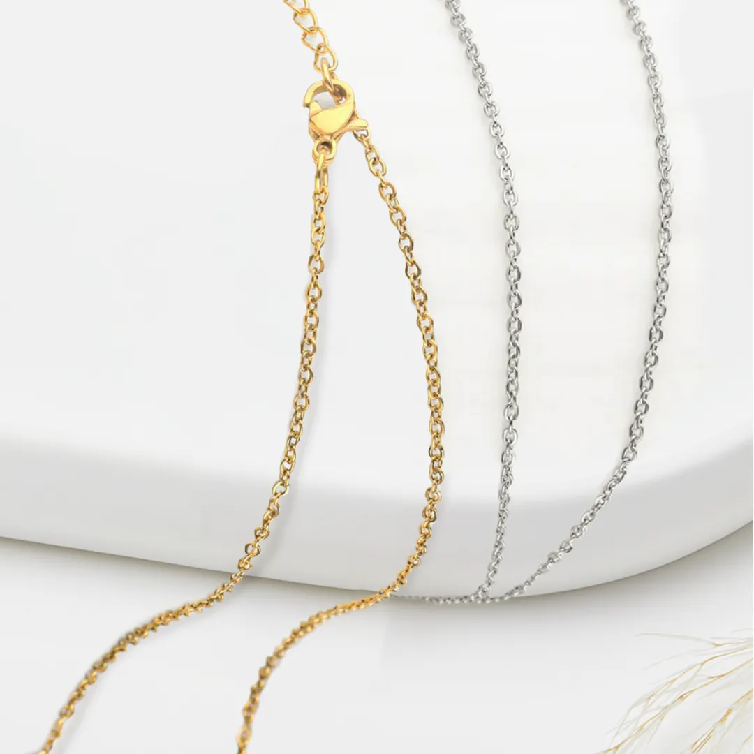 Dainty Star Initial Necklace
