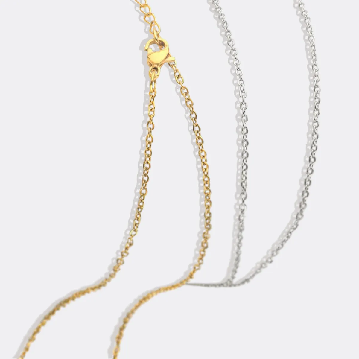 Dainty Star Initial Necklace