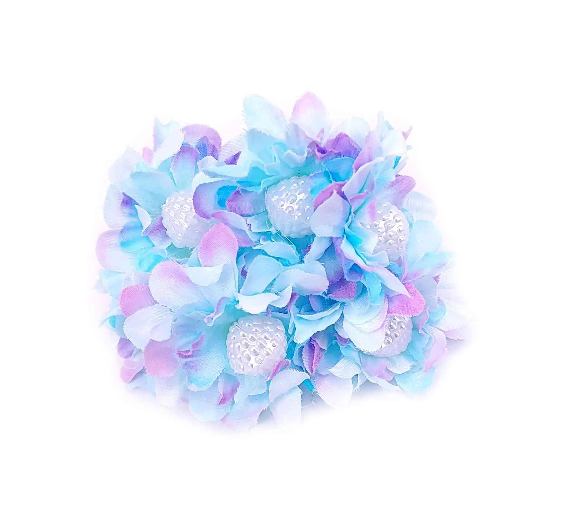Decorative Artificial Peony with Bead Fabric Flower for Party Decor Gifts, Craft or Textile - Design 23