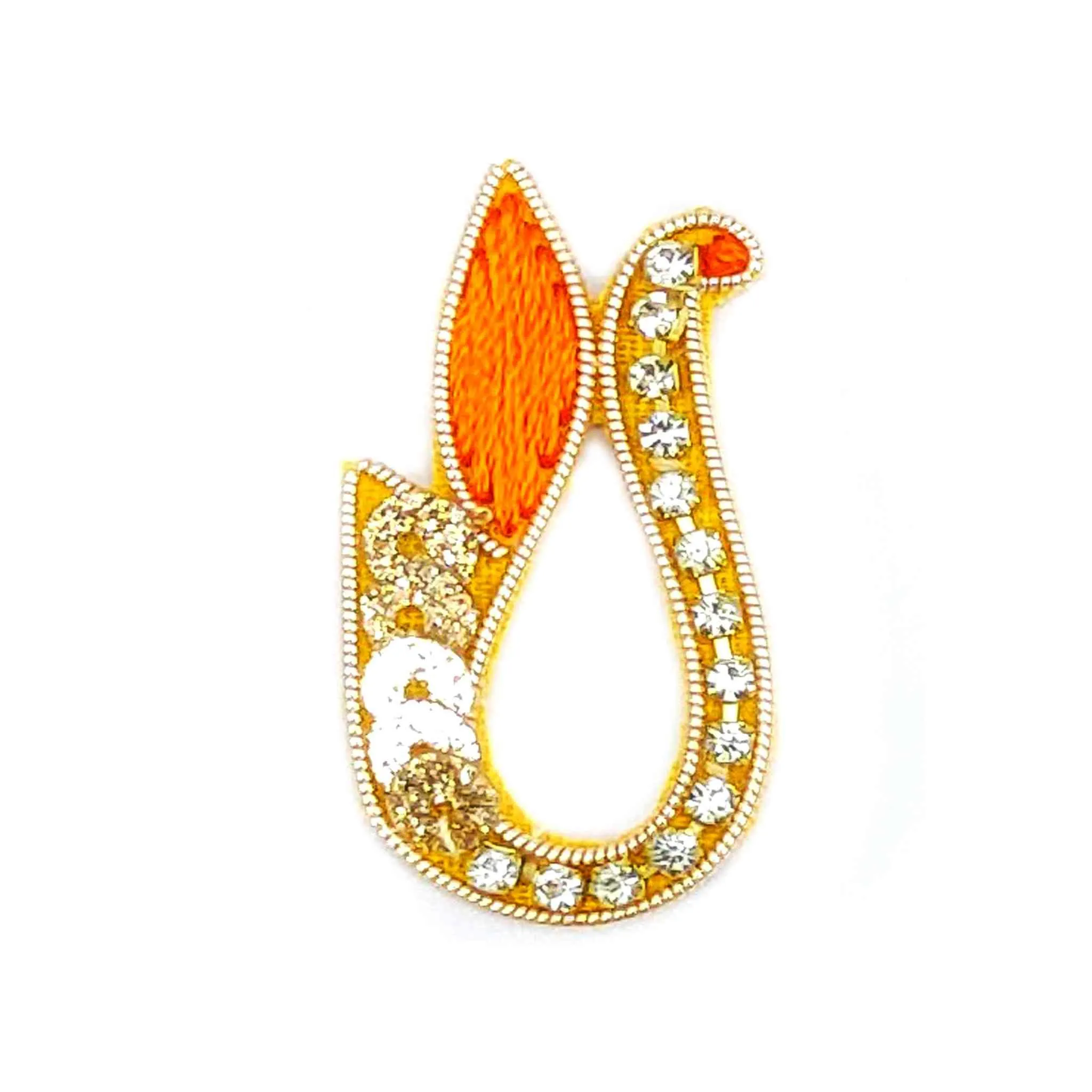 Designer Tilak Buti with Rhinestones and Sequence for Craft Packing or Decoration - 11250