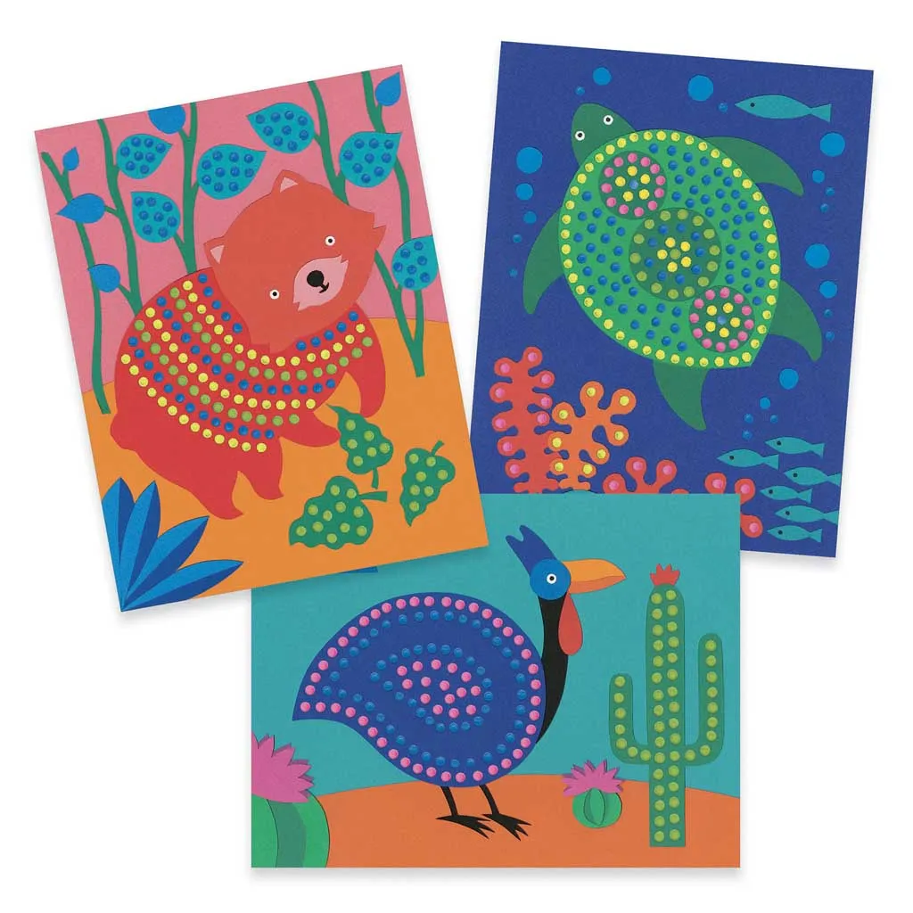 Djeco Pointillism Point Painting - Art Kits for Kids