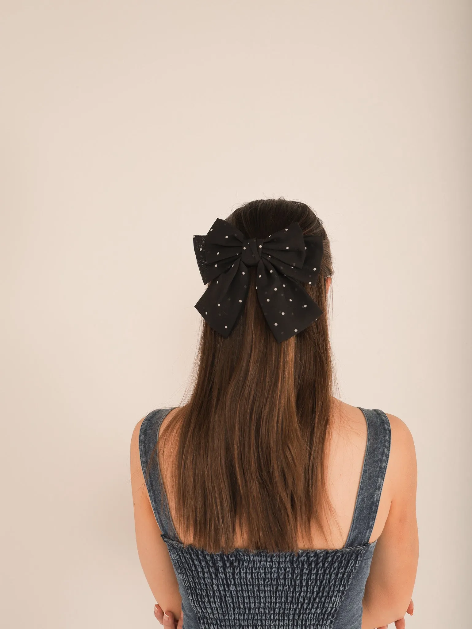 Dotted Hair Bow