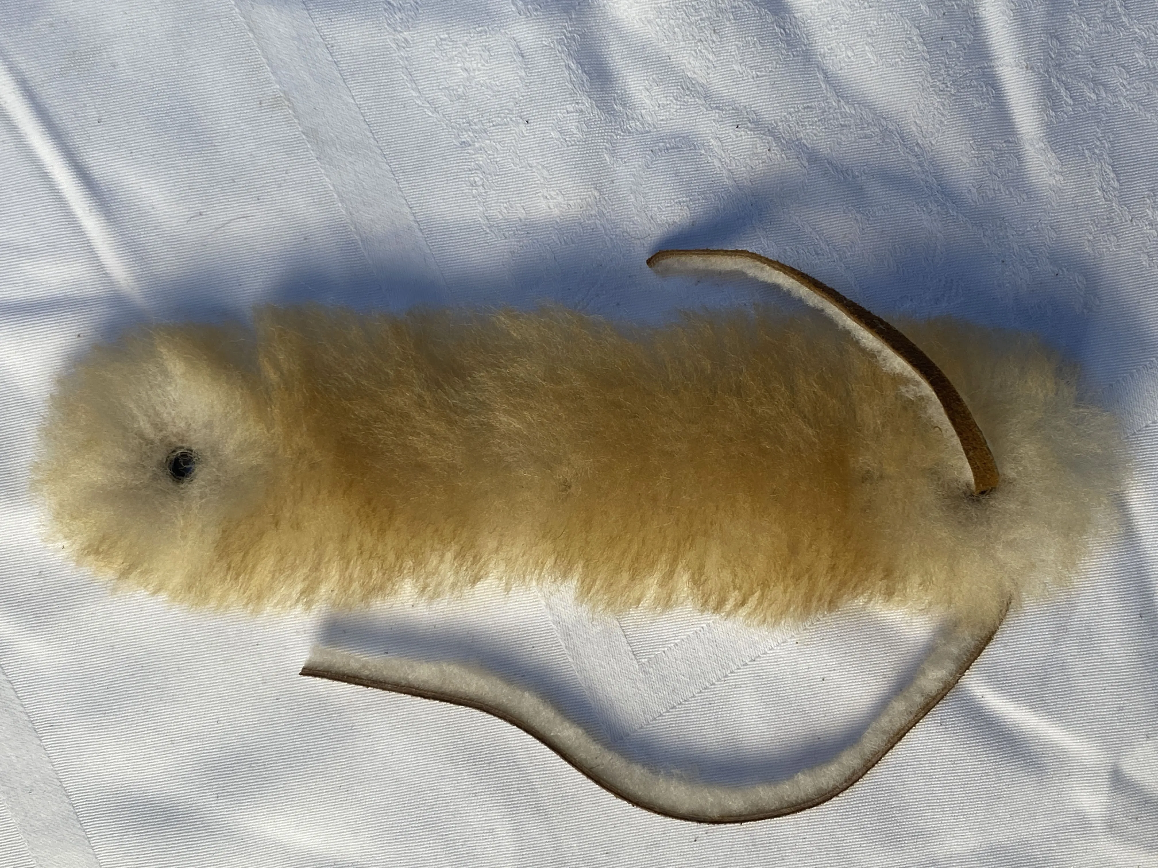 Dragon Made Sheepskin Fur Bracelet