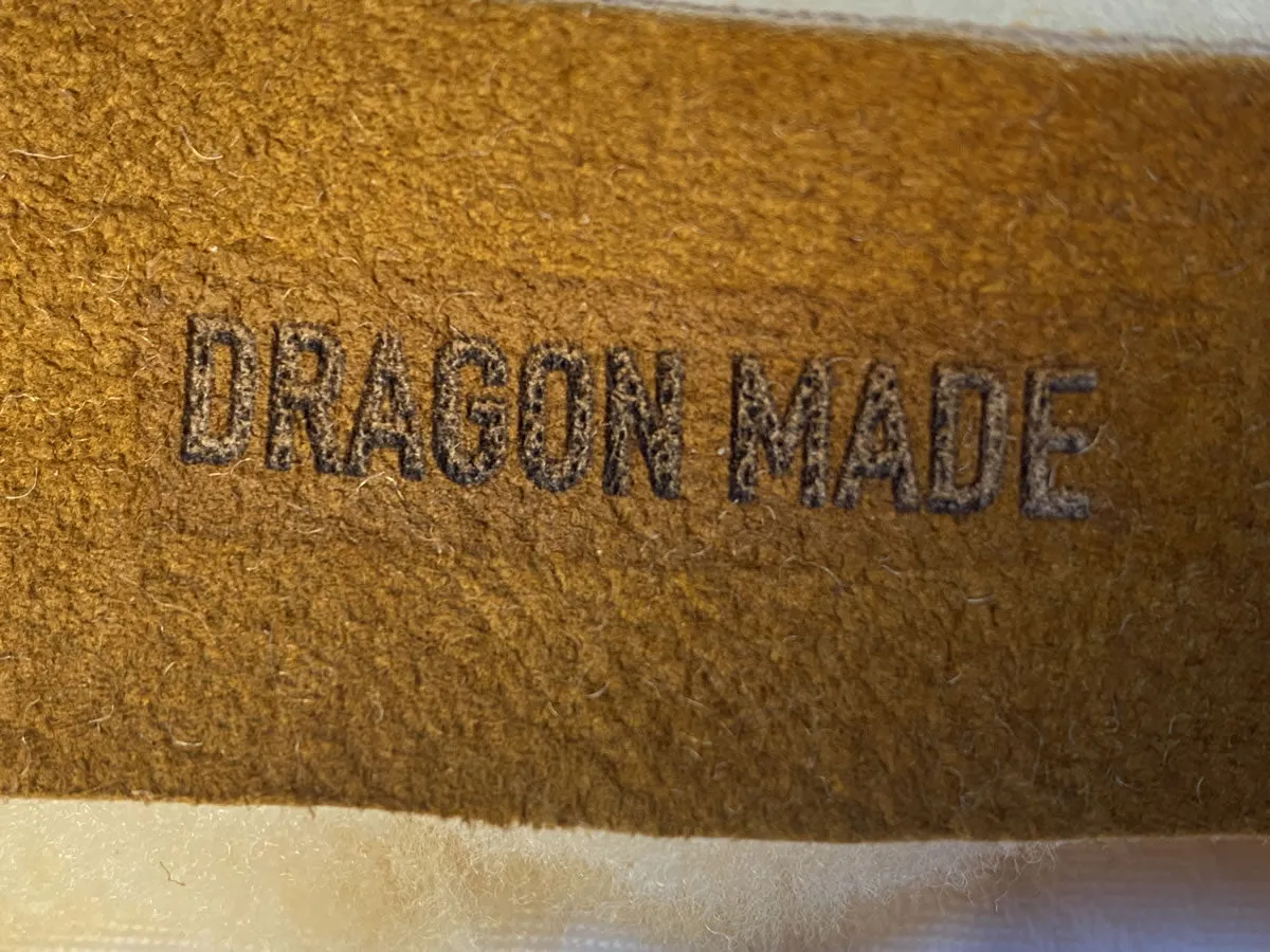 Dragon Made Sheepskin Fur Bracelet