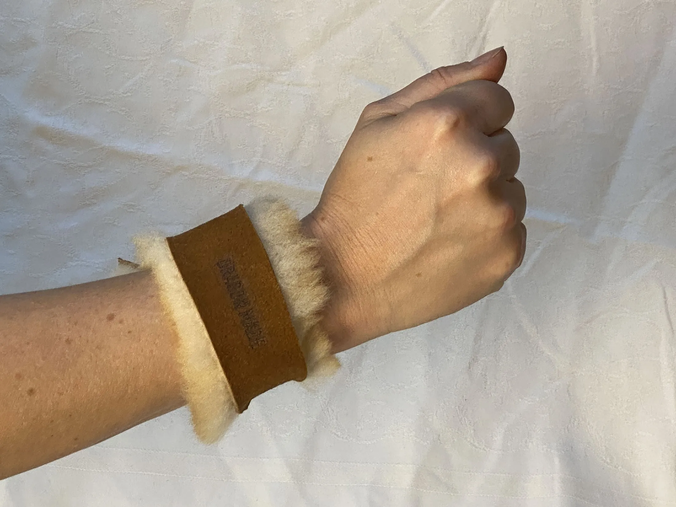 Dragon Made Sheepskin Fur Bracelet