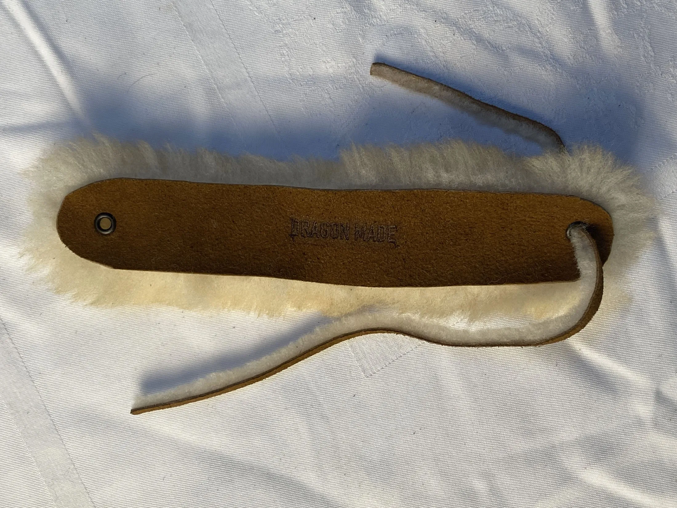 Dragon Made Sheepskin Fur Bracelet