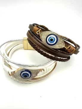 Druzy Eye Magnetic Bracelet