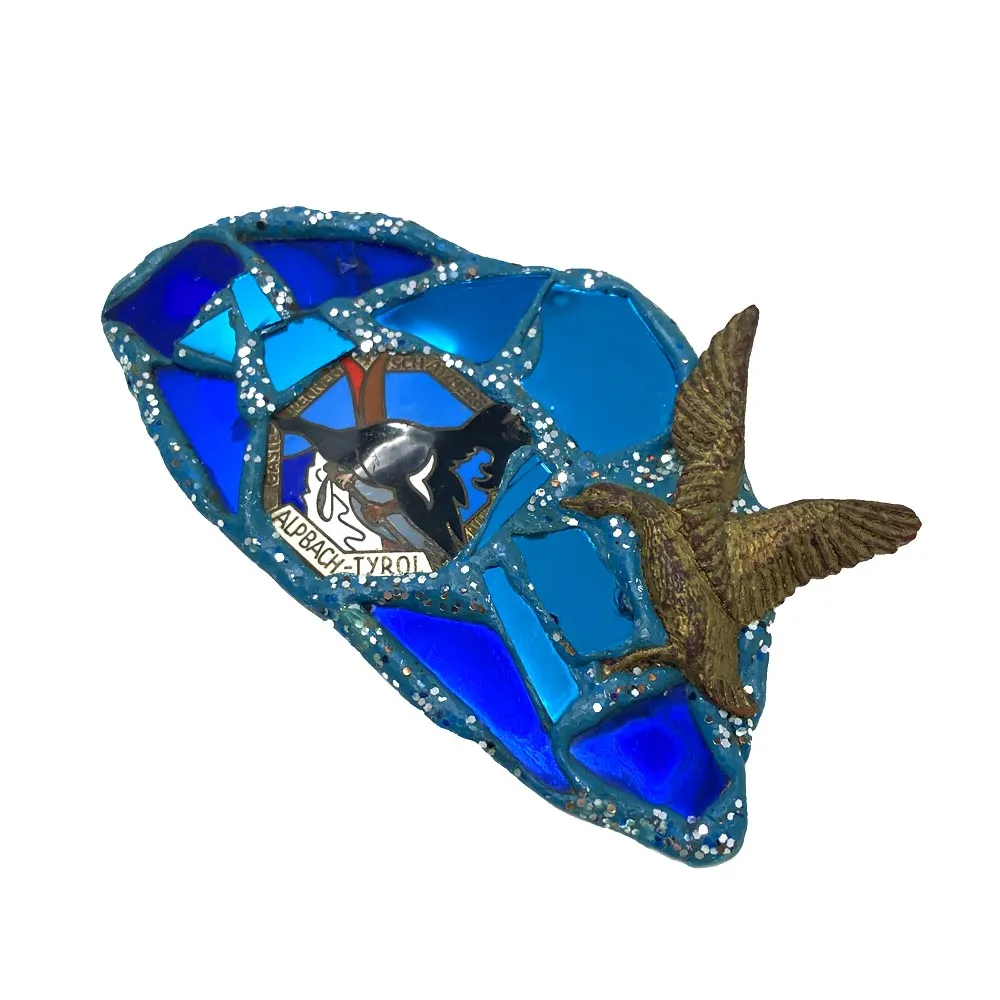 DUCKS IN FLIGHT BROOCH - 1992