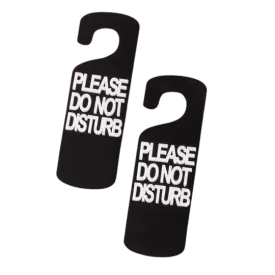 Earrings - Oversized please do not disturb sign studs