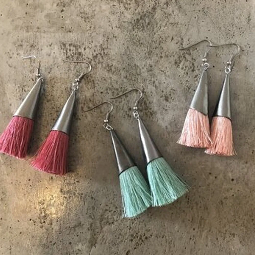 Fabiola Earrings: Pale Pink