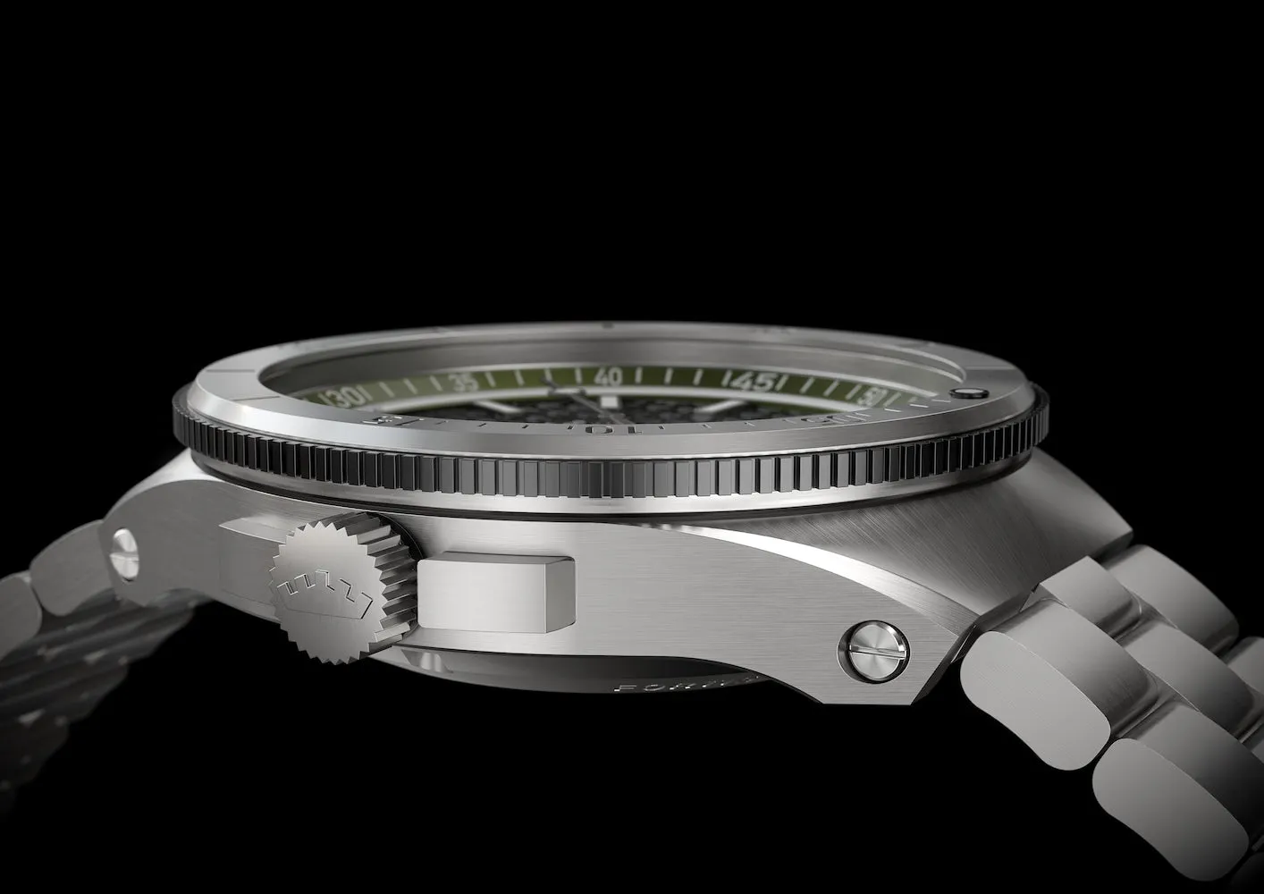 FOR Watch Marinemaster M 44 Woodpecker Green Bracelet